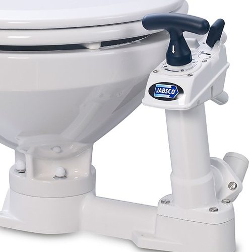 29120-5001 INODORO MANUAL MARINO TWIST ‘N’ LOCK - TAMAÑO COMPACTO - JABSCO