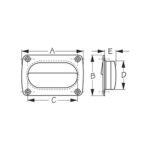 227321 JALADERA PARA CAJONES – ACETAL MOLDEADO – SEA DOG