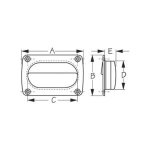 227321 JALADERA PARA CAJONES – ACETAL MOLDEADO – SEA DOG