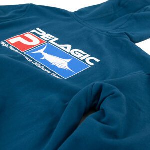 1060193000 SUDADERA CON CAPUCHA DELUXE ZIP HOODY – COLOR AZUL MARINO – PELAGIC