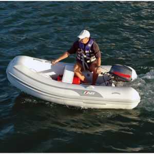 8 VS NAVIGO - DINGUI INFLABLE DE FIBRA DE VIDRIO - CAPACIDAD PARA 4 PERSONAS - AB INFLATABLES