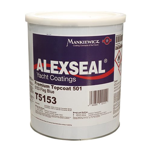 T5153 PINTURA PARA EMBARCACIONES 501 COLOR AZUL BANDERA – 1 GALÓN – ALEXSEAL