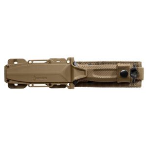 30-001059 CUCHILLO CON SIERRA COYOTE BROWN - EMPUÑADURA DE USO RUDO - GERBER