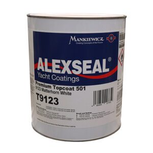 T9123 PINTURA PARA EMBARCACIONES 501 COLOR BLANCO MATTERHORN– 1 GALÓN – ALEXSEAL