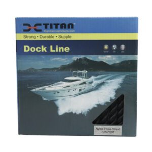 10618897 CABO DE NYLON TRENZADO – 20’X1/2” – COLOR NEGRO – TITAN