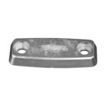 00223F ÁNODO PLACA DE ZINC CON INSERTO HC 200 PARA CASCO -  282 x 108 x 35 MM - TECNOSEAL