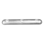 00268E ÁNODO TIPO BARRA DE ZINC PARA CASCO -  400 x 60 x 8 MM - TECNOSEAL