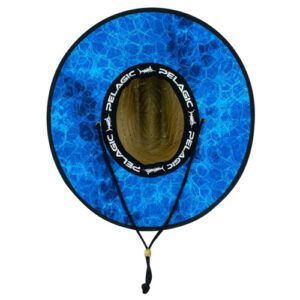 1205191000 SOMBRERO DE PAJA PARA PESCA BAJA – COLOR DORADO HEX BLUE – PELAGIC