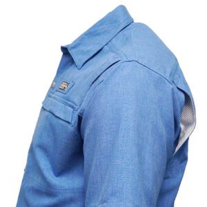 M01058S CAMISA MATHESON HAMMOCK DE MANGA CORTA PARA CABALLERO - VARIAS TALLAS - COLOR BLUE - HOOK AND TACKLE