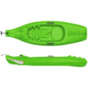 SF-1011 KAYAK CON REMO PARA NIÑOS COCODRILO – COLOR VERDE – SEAFLO