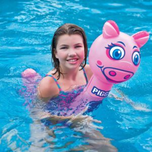 17-2052 INFLABLE CON FORMA DE CERDO - PIG POOL PALS - WOW