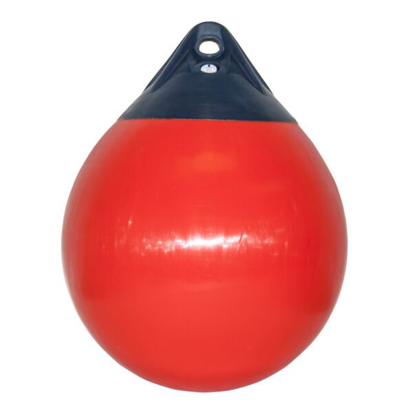 DE95612F Boya De Amarre Inflable - Color Naranja - 12" - Dock Edge