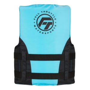 112200-505-010-22 CHALECO SALVAVIDAS PARA ADOLESCENTES COLOR AQUA MARCA FULL THROTTLE