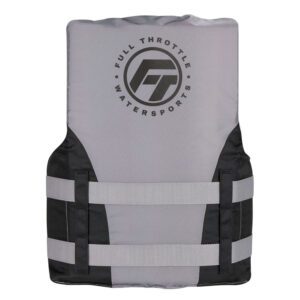 112200-701-010-22 CHALECO SALVAVIDAS PARA ADOLESCENTES COLOR GRIS FULL THROTTLE