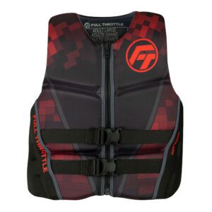 142500-100-070-22 CHALECO SALVAVIDAS RAPID DRY FLEX BACK ADULTO 3XL COLOR ROJO PARA ADULTO TALLA 3 XL MARCA FULL THROTTLE