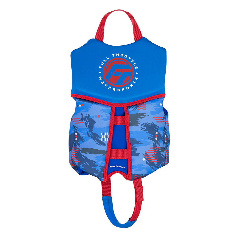 142500-500-001-22 CHALECO SALVAVIDAS DE SECADO RÁPIDO PARA NIÑOS COLOR AZUL MARCA FULL THROTTLE