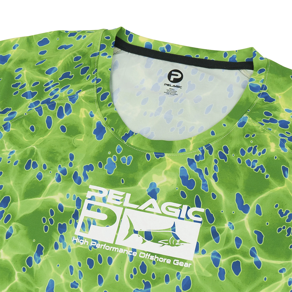 2015211007 PLAYERA DE MANGA LARGA PARA DAMA SOLAR PRO – COLOR GREEN DORADO – PELAGIC - Imagen 5