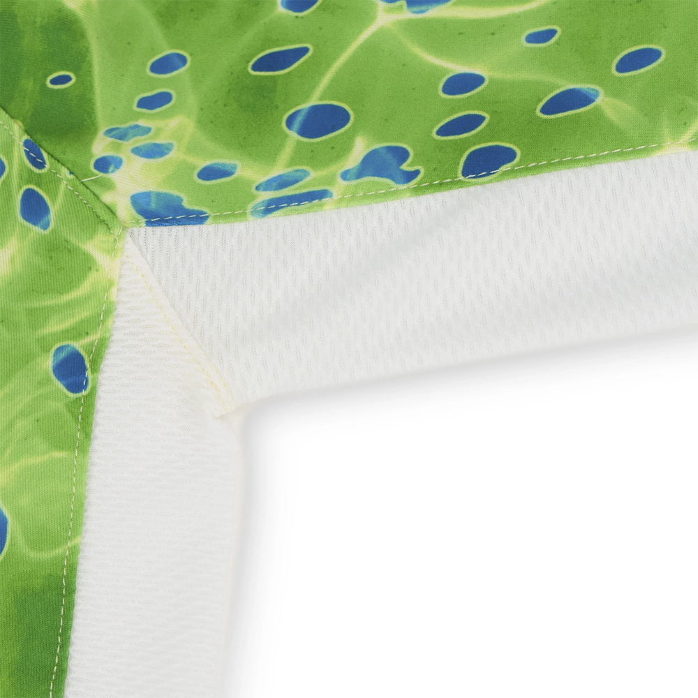 2015211007 PLAYERA DE MANGA LARGA PARA DAMA SOLAR PRO – COLOR GREEN DORADO – PELAGIC - Imagen 3