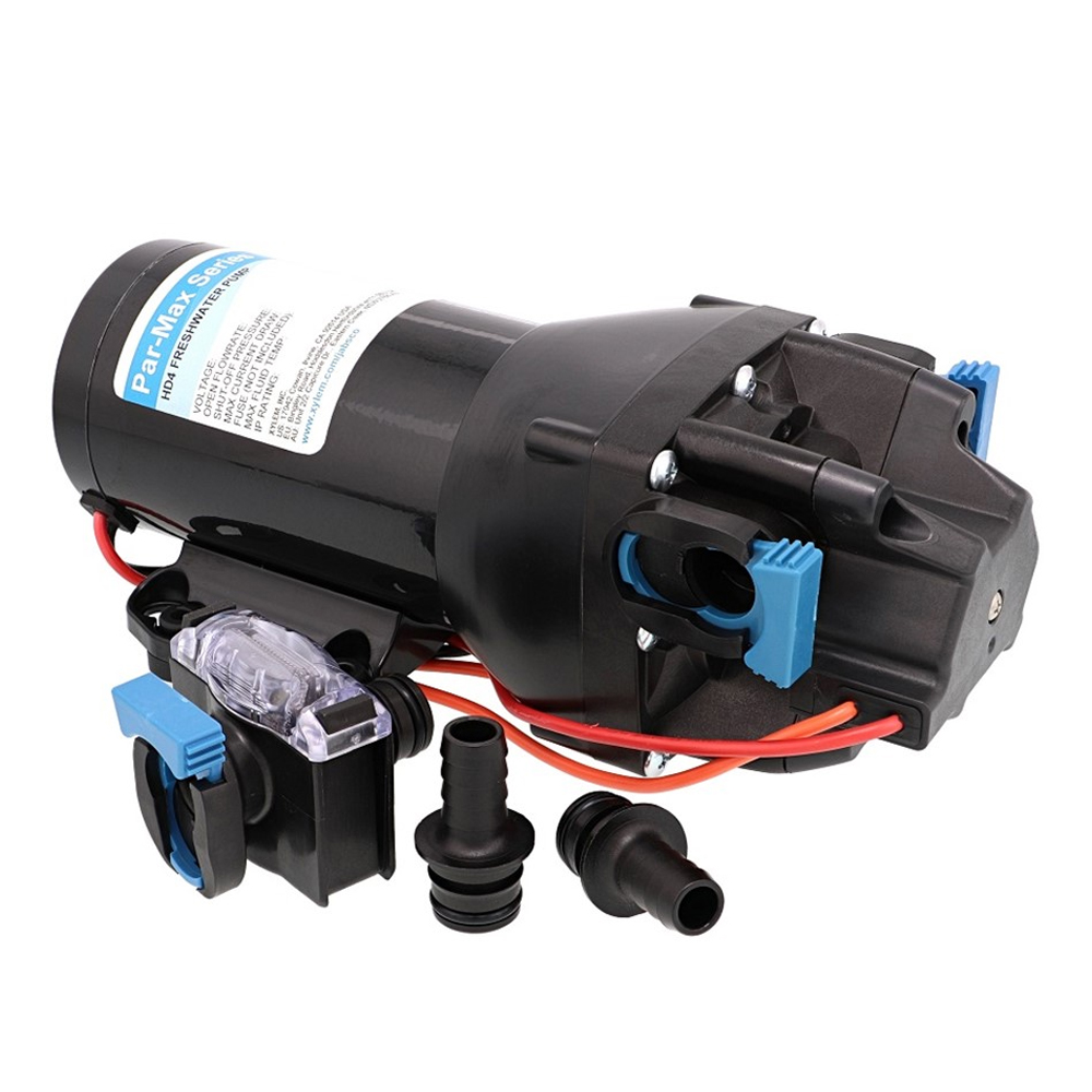 Bomba controlada por presión Par Max HD 4 a 12 Vca alta presión 40 psi 15 lpm / 4 gpm Q401J-115S-3A - JABSCO