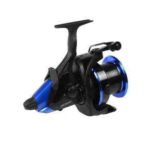 RA-8000 CARRETE PARA PESCA DE SPINNING ROCKAWAY COLOR NEGRO-AZUL OKUMA