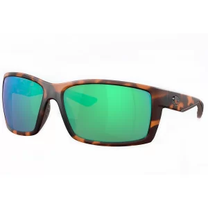 06S9007 90073164 LENTES DE SOL POLARIZADOS REEFTON – ARMAZÓN CAREY RETRO – MICA DE VIDRIO LIGHTWAVE VERDE ESPEJADO – COSTA DEL MAR