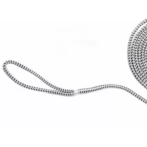 CABO DE AMARRE DE NYLON BLANCO Y NEGRO