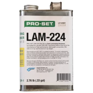 LAM-224-1 RESINA EPOXI DE LAMINACIÓN PARTE B - .33 GL – PRO-SET