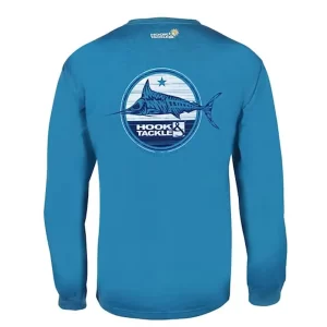 M013846 Playera Terrible Marlin De Manga Larga – Color Turquesa – Hook And Tackle