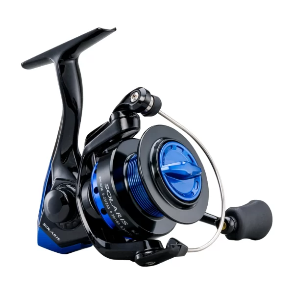 SLS-C4000 CARRETE PARA PESCA DE SPINNING SOLARIS 40000 – COLOR NEGRO-AZUL –OKUMA