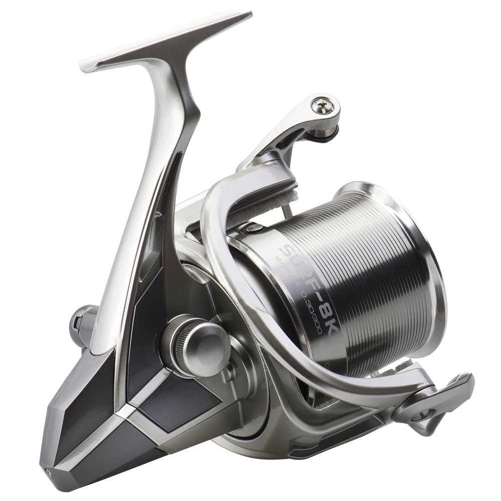 SURF8K CARRETE PARA PESCA DE SPINNING SURF 8K– COLOR PLATA –OKUMA