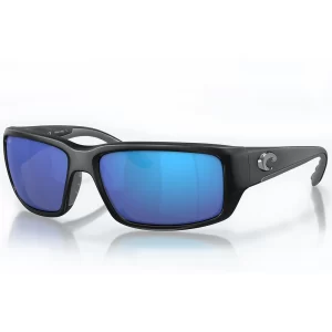 TF 11 OBMP LENTES DE SOL POLARIZADOS FANTAIL – ARMAZÓN NEGRO MATE – MICA DE POLICARBONATO AZUL ESPEJADO – COSTA DEL MAR
