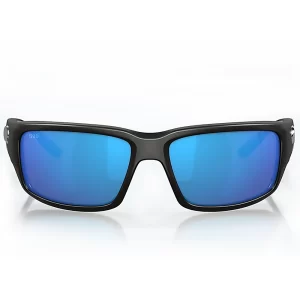 TF 11 OBMP LENTES DE SOL POLARIZADOS FANTAIL – ARMAZÓN NEGRO MATE – MICA DE POLICARBONATO AZUL ESPEJADO – COSTA DEL MAR