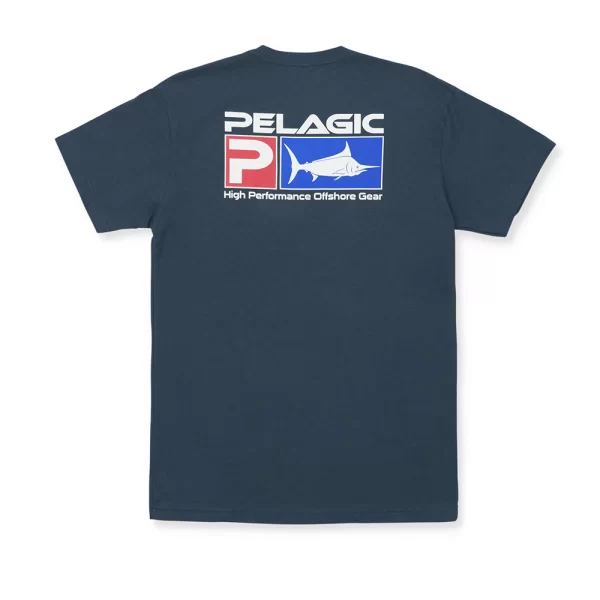 1171203013 Playera Manga Corta Deluxe Smokey Blue Pelagic