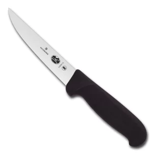 5.6003.12 CUCHILLO RECTO PARA DESHUESAR RECTO DE 12 CM - COLOR NEGRO - VICTORINOX