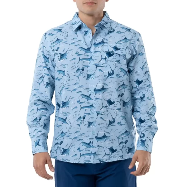 Camisa de pesca para Caballero Tonal Bills - Guy Harvey