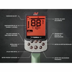 3707-0001 DETECTOR DE METALES X-TERRA PRO – MINELAB