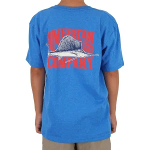 BT4291- SEAH PLAYERA JUVENIL HOME BASE DE MANGA CORTA – COLOR SEA BLUE – AFTCO