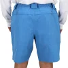 M100L SHORT LARGO THE ORIGINAL DE PESCA STRETCH – COLOR AZUL BRILLANTE – AFTCO