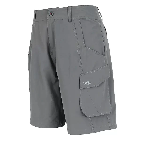 M80-CHR SHORT DE PESCA PARA CABALLERO STEALTH – COLOR CHARCOAL – AFTCO