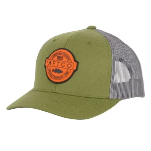 MC1036-DOLI GORRA PATCH TRUCKER – COLOR VERDE OLIVA – AFTCO