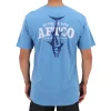 MT3393-AZRH PLAYERA WEIGH IN TUNA DE MANGA LARGA – COLOR AZURE HEATHER – AFTCO