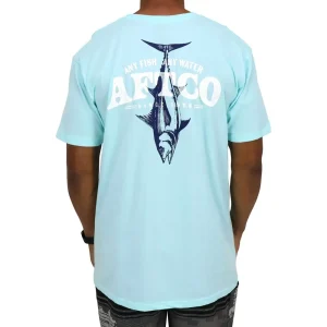 MT3393-BMAH PLAYERA WEIGH IN TUNA DE MANGA LARGA – COLOR BAHAMA – AFTCO