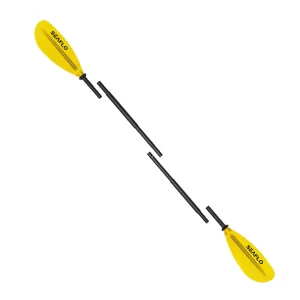 SFPD3-06 Remo Desmontable De 4 Piezas Para Kayak – Aluminio – Color Amarillo – Seaflo