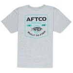 BT4435-ATHR PLAYERA JUVENIL CERTIFIED SS DE MANGA CORTA – COLOR GRIS – AFTCO