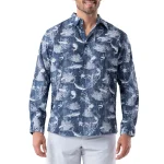 Guy Harvey Camisa de pesca de manga corta para hombre, Vidrio  de playa/Incógnito : Ropa, Zapatos y Joyería