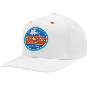 Gorra Classic Fin Performance – Color Bright White - Guy Harvey