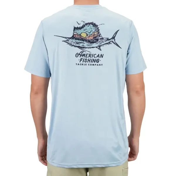 M60187-PRL PLAYERA SAILFISHING UVX DE MANGA CORTA – COLOR PERLA – AFTCO