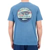 MT5443-BJN PLAYERA GRANDEUR SS DE MANGA CORTA – COLOR AZUL MEZCLILLA – AFTCO