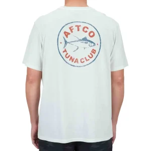 MT5445-FOG PLAYERA TUNA CLUB DE MANGA CORTA – COLOR NIEBLA – AFTCO