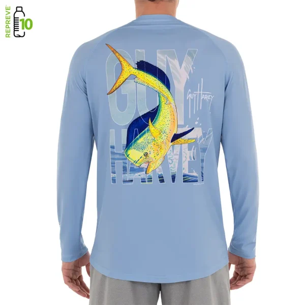 Playera de pesca para Caballero Dorado Inside FLip – Guy Harvey